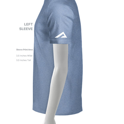 Solid Blue Triblend - SLEEVE_LEFT
