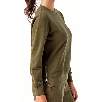 Womens Side-Zip Sweatshirt